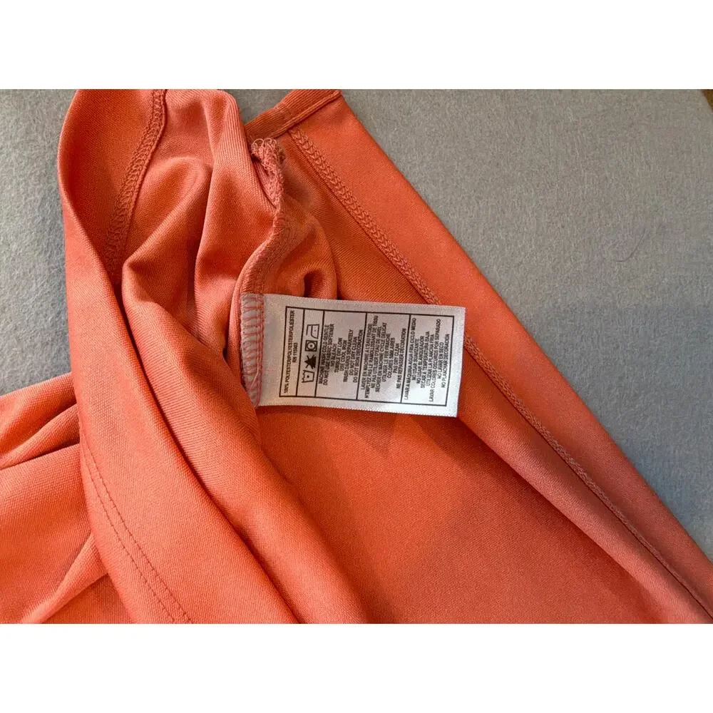 Bermuda Sands Torrey Pines Golf Polo Men’s XL Orange Performance Shirt